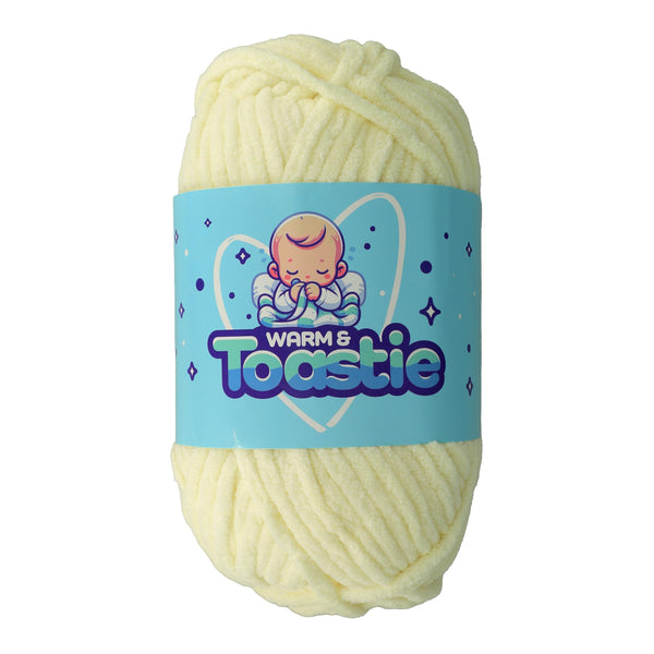 King Cole Warm & Toastie Super Chunky Yarn — Cream colour reference