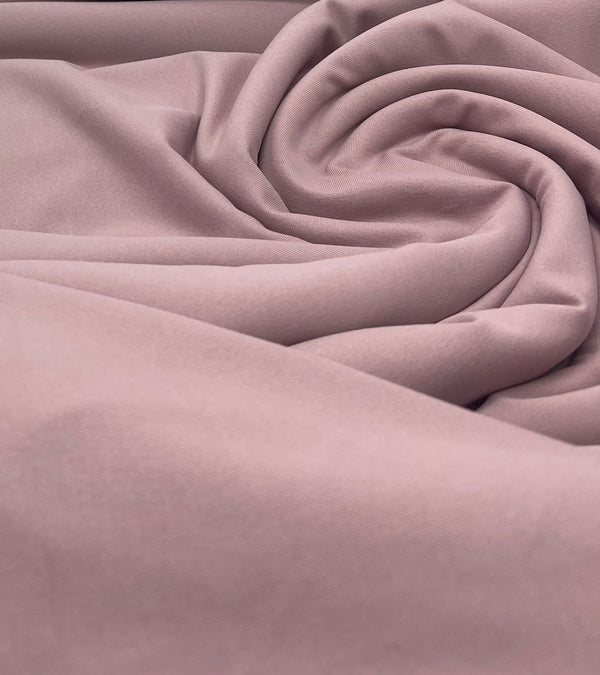 Mauve Stretch Jersey 220GSM 4 Way Stretch Fabric