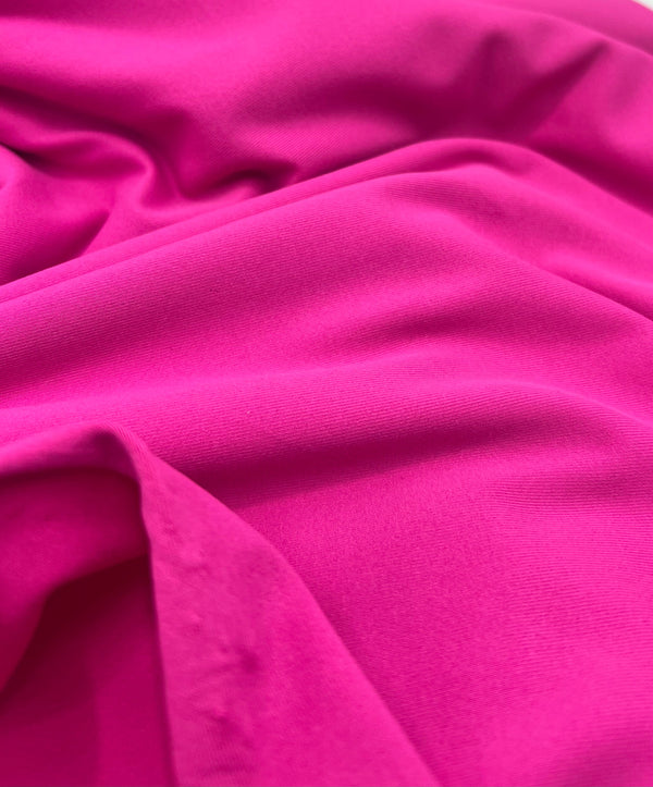 Hot Pink Stretch Jersey 220GSM 4 Way Stretch Fabric