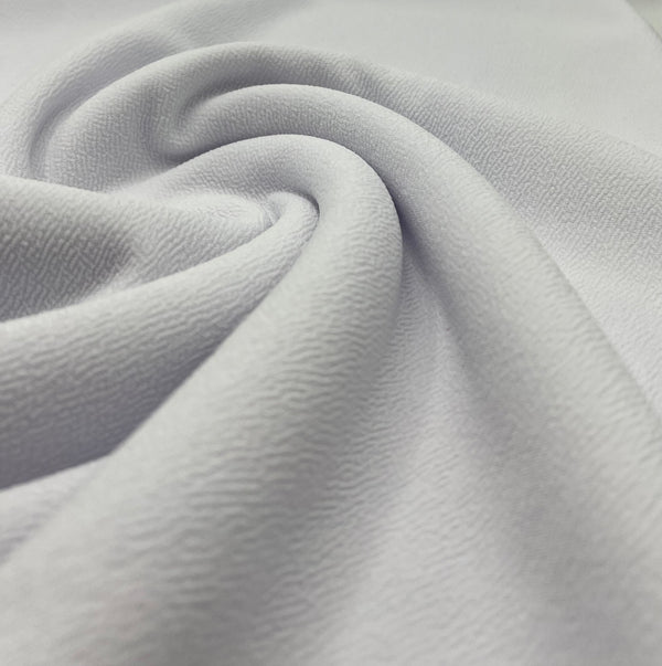 Plain White Liverpool Bullet Stretch Fabric