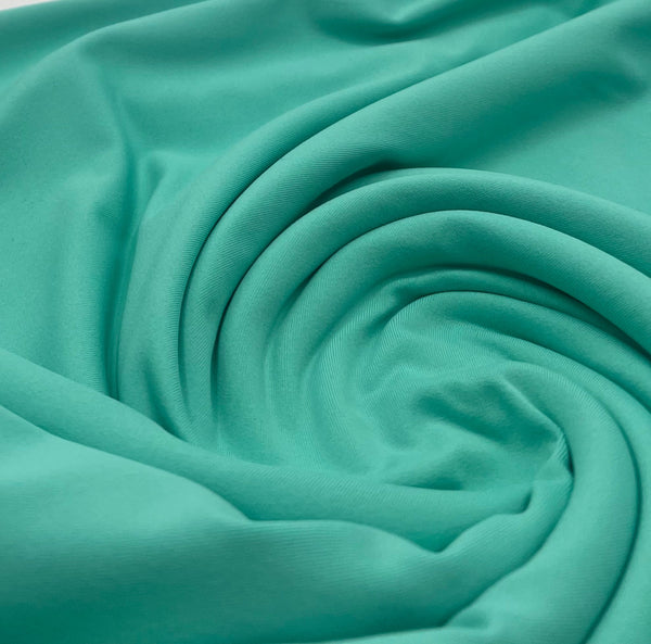Mint Aqua Stretch Jersey 220GSM 4 Way Stretch Fabric