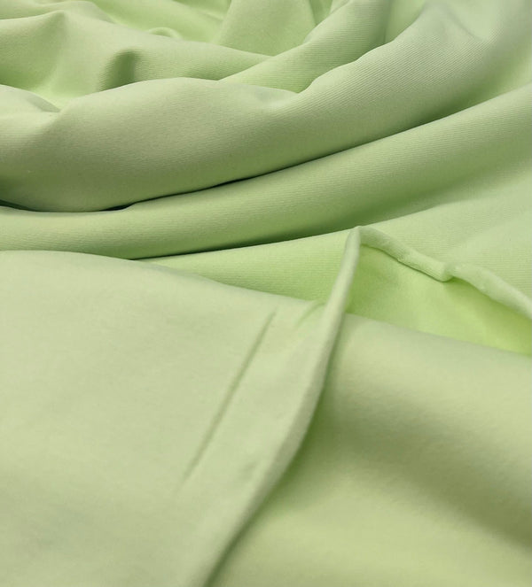 Light Green Stretch Jersey 220GSM 4 Way Stretch Fabric