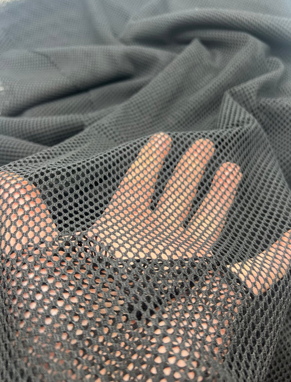 Black Fishnet Net 4 Way Stretch Fabric