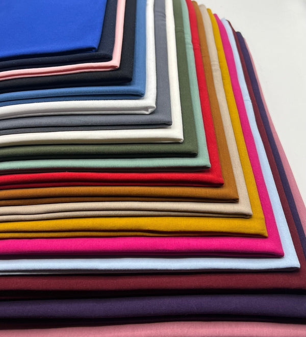Bordeaux Cotton Stretch Jersey 240 GSM 92/8 Lycra 4 Way Stretch