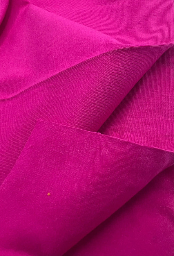 Cerise Cotton Stretch Jersey 240 GSM 92/8 Lycra 4 Way Stretch