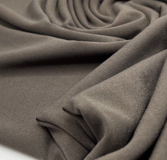 Plain Chocolate ITY Fabric 4 Way Stretch