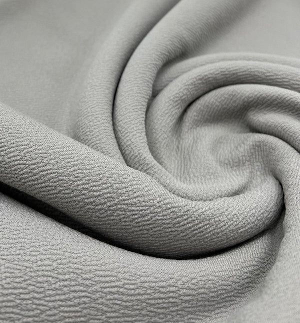 Plain Grey Liverpool bullet Stretch Fabric