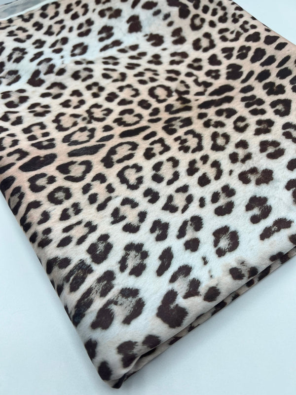 Leopard Animal Swimwear / Sportswear 4 Way Stretch Fabric