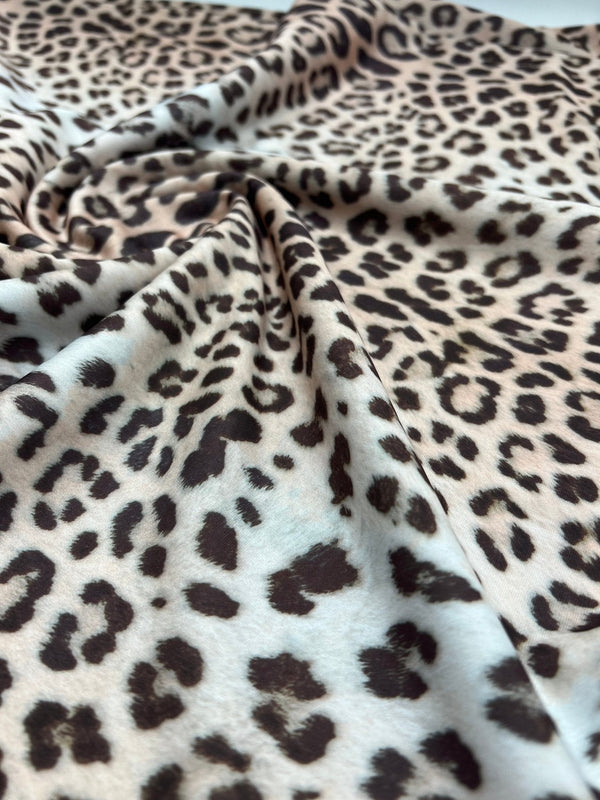 Leopard Animal Swimwear / Sportswear 4 Way Stretch Fabric