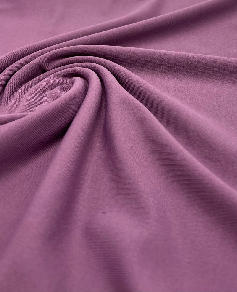 Light Plum Stretch Jersey 220GSM 4 Way Stretch Fabric