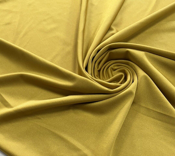 Mustard Gold Swimwear / Sportswear 4 Way Stretch Fabric