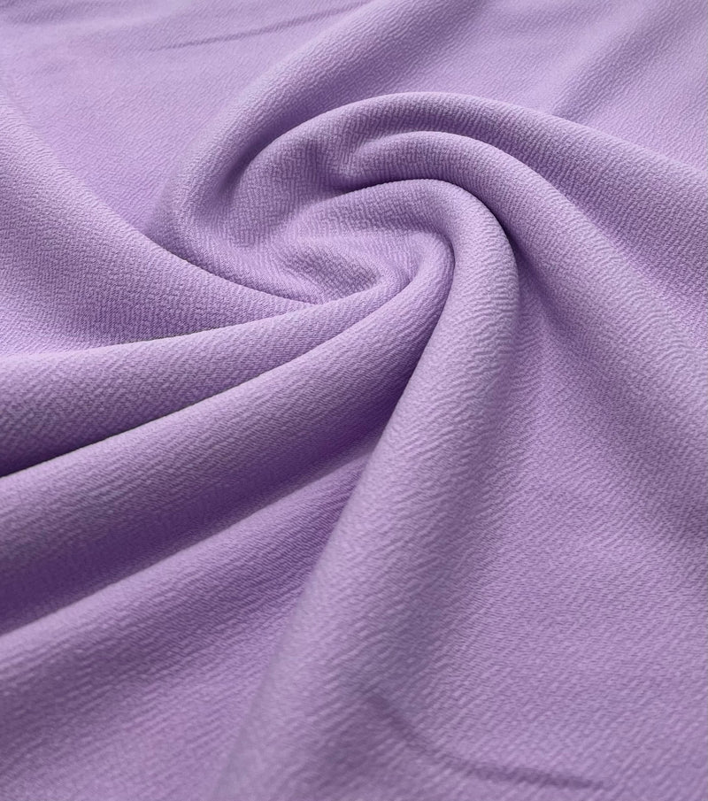 Plain Pastel Lilac Liverpool Bullet Stretch Fabric