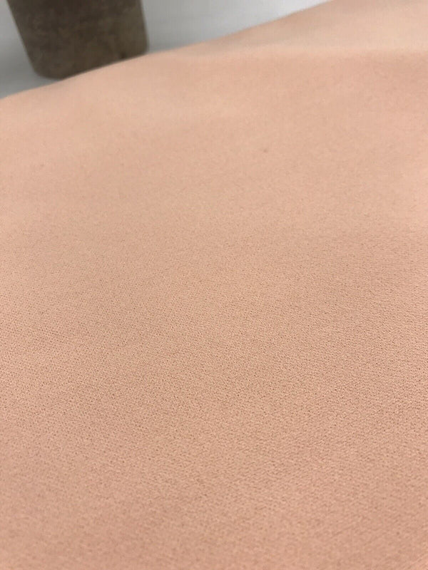 Plain Nude Scuba Crepe Stretch Jersey Fabric 4 Way Stretch
