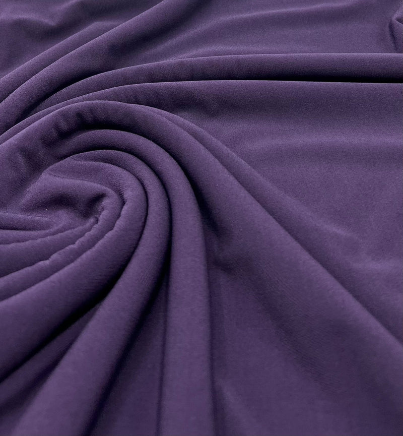 Plain Purple ITY 4 Way Stretch Fabric