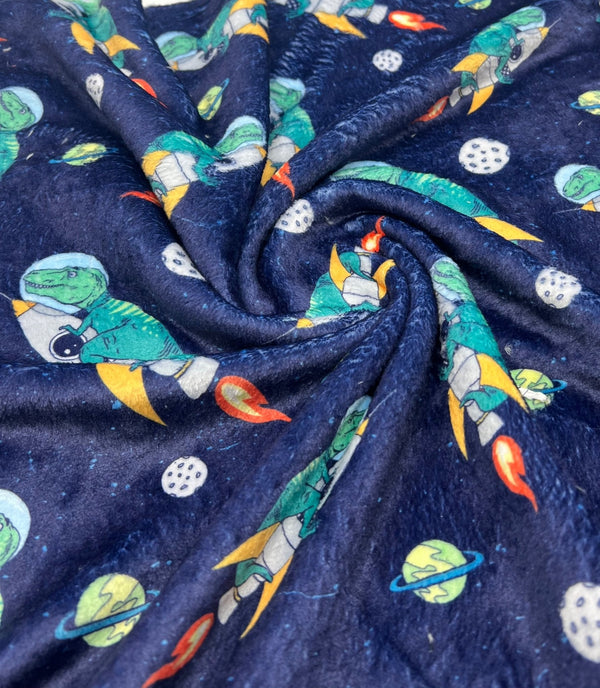 Ride The Rocket Cuddle Fleece Fabric Blanket Loungewear