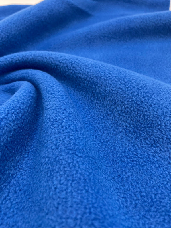 Royal Blue Plain Anti-Pil Polar Fleece Fabric Blanket Loungewear