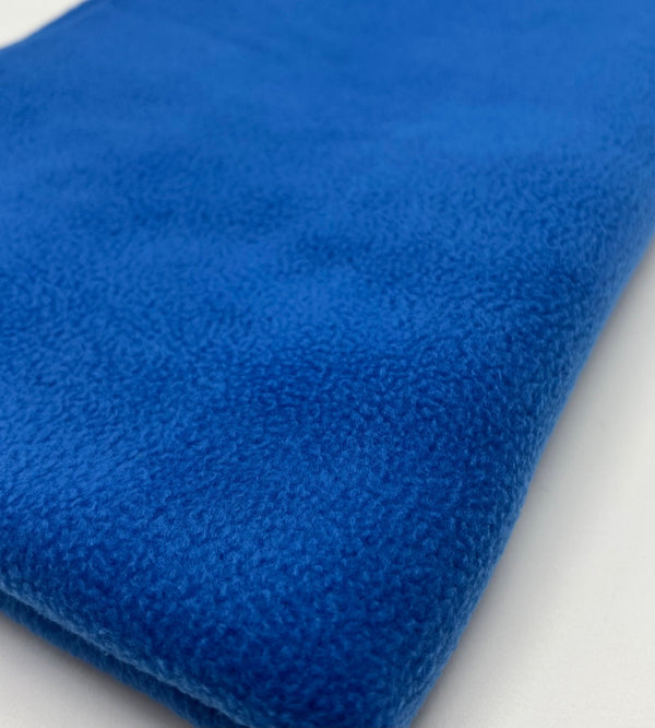Royal Blue Plain Anti-Pil Polar Fleece Fabric Blanket Loungewear