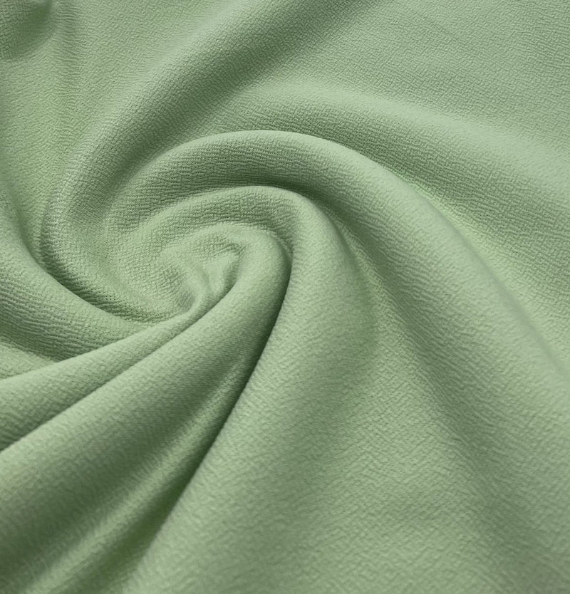 Plain Sage Green Liverpool Bullet Stretch Fabric