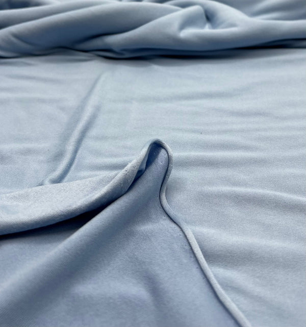 Sky Blue Plain Super Soft Bogota 4 Way Stretch Fabric
