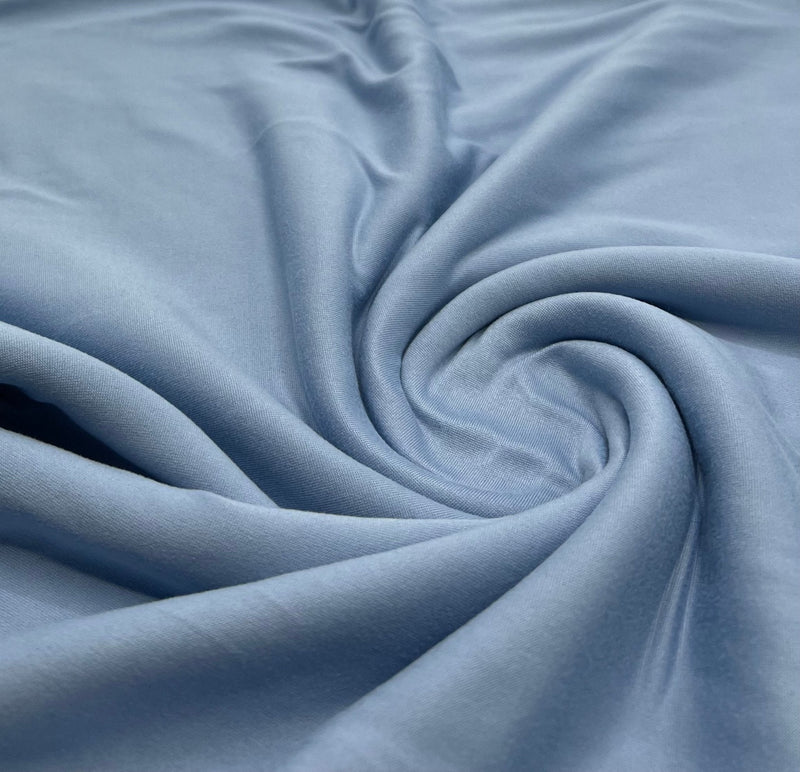 Sky Blue Plain Super Soft Bogota 4 Way Stretch Fabric