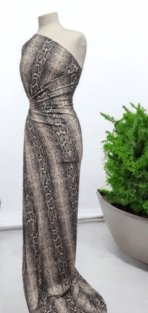 Snake Skin ITY Fabric