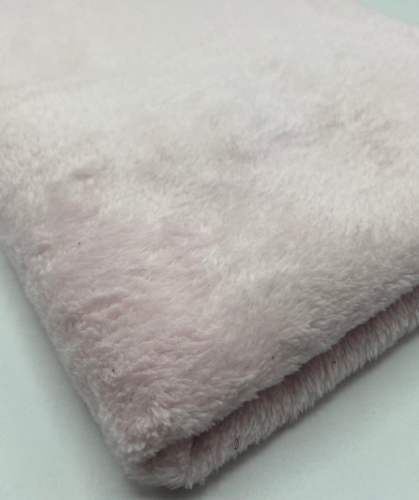 Soft Pink Super Soft Plain Cuddle Fleece Fabric Blanket Loungewear