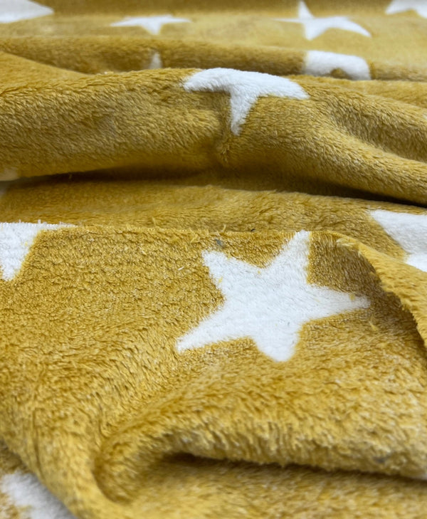 Stars Cuddle Fleece Fabric Blanket Loungewear