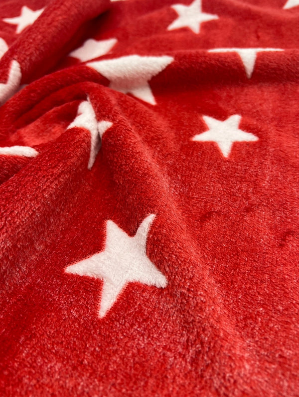 Stars Cuddle Fleece Fabric Blanket Loungewear