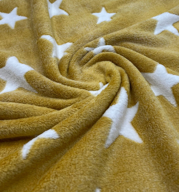 Stars Cuddle Fleece Fabric Blanket Loungewear
