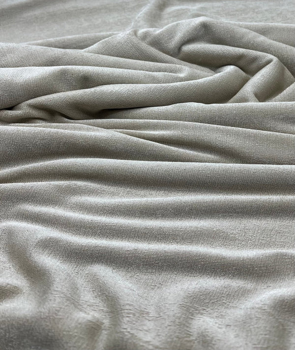 Stone Acetate Slinky 4 Way Stretch Fabric