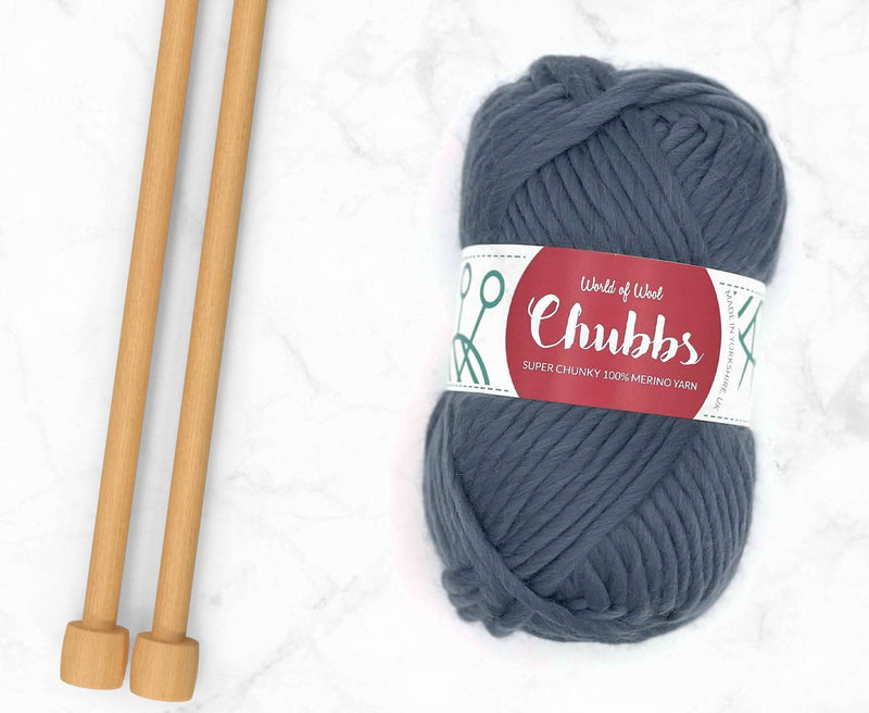 World of Wool Granite Merino Super Chunky Yarn – 100g