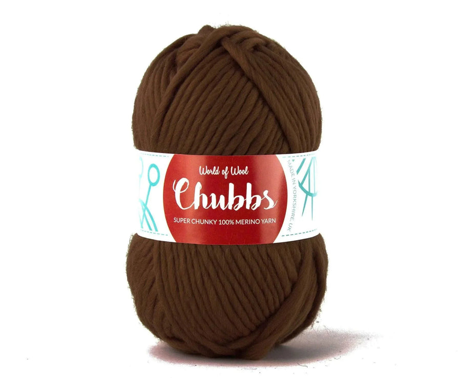 World of Wool Hazelnut Merino Super Chunky Yarn – 100g