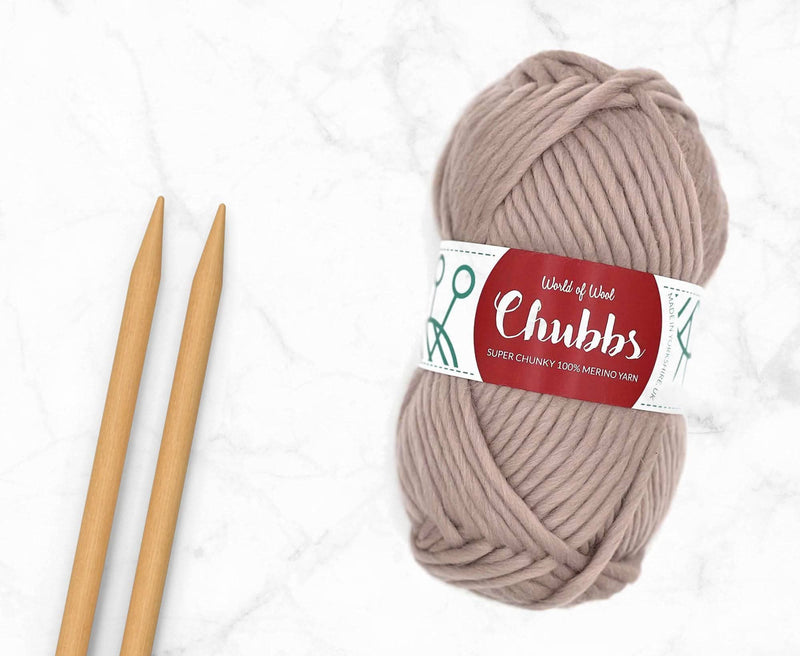 World of Wool Mink Merino Super Chunky Yarn – 100g