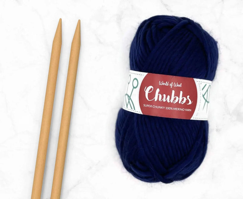 World of Wool Tanzanite Merino Super Chunky Yarn – 100g