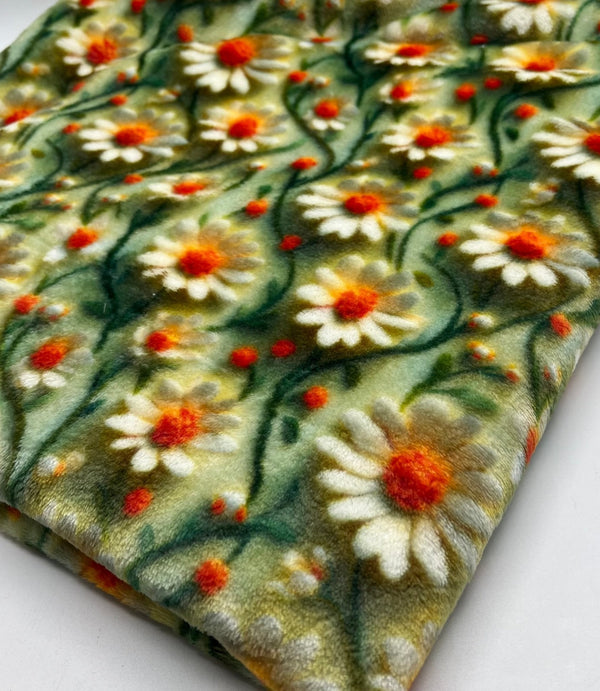 3D Daisy’s Cuddle Fleece Fabric Blanket Loungewear