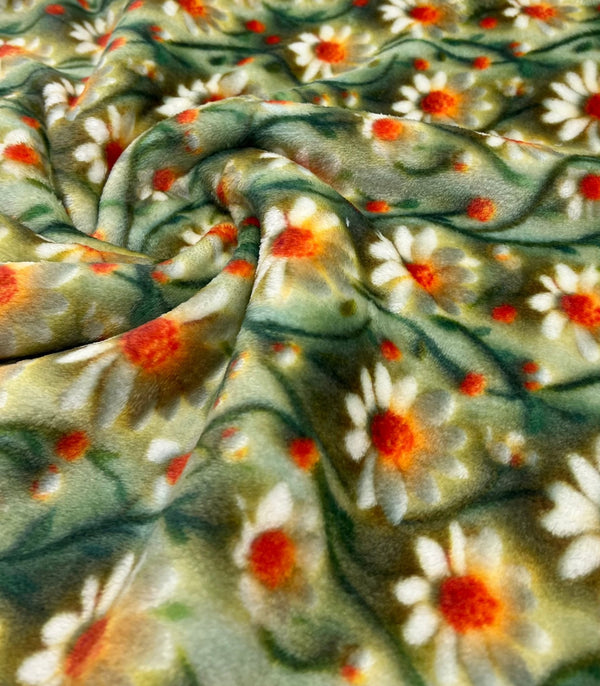 3D Daisy’s Cuddle Fleece Fabric Blanket Loungewear