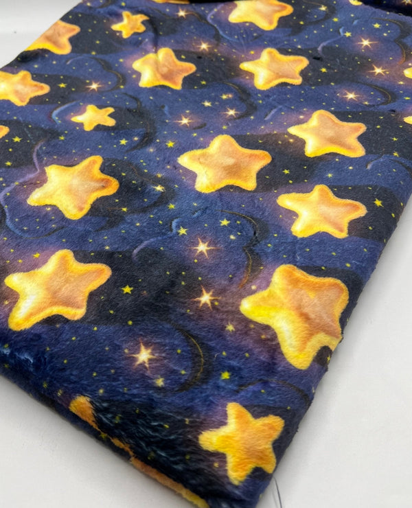 3D Stars Cuddle Fleece Fabric Blanket Loungewear