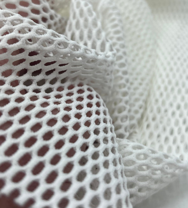 Ivory Fishnet Net 4 Way Stretch Fabric