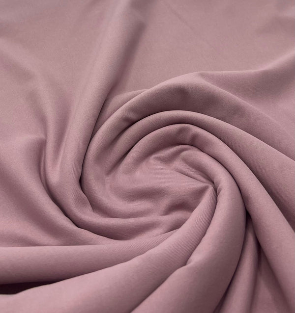 Mauve Stretch Jersey 220GSM 4 Way Stretch Fabric