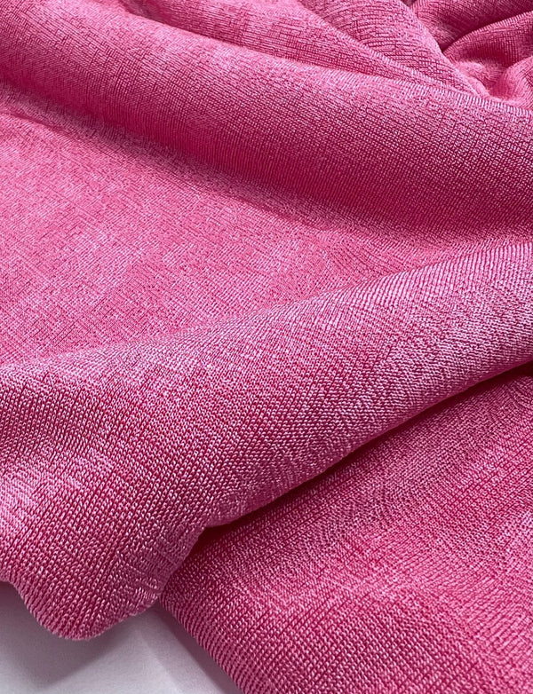 Baby Pink Acetate Slinky 4 Way Stretch Fabric