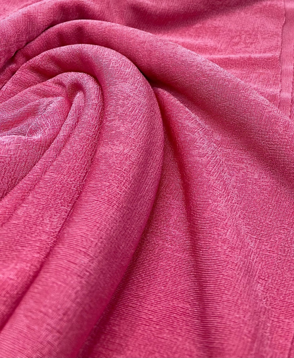 Baby Pink Acetate Slinky 4 Way Stretch Fabric