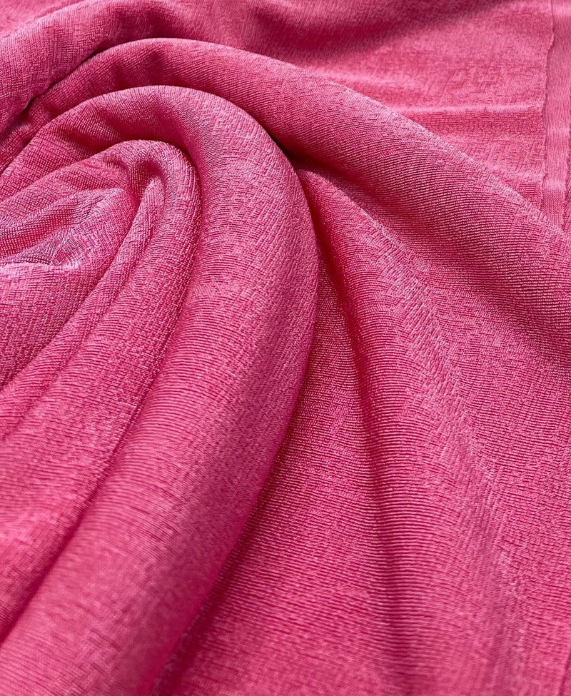 Baby Pink Acetate Slinky 4 Way Stretch Fabric