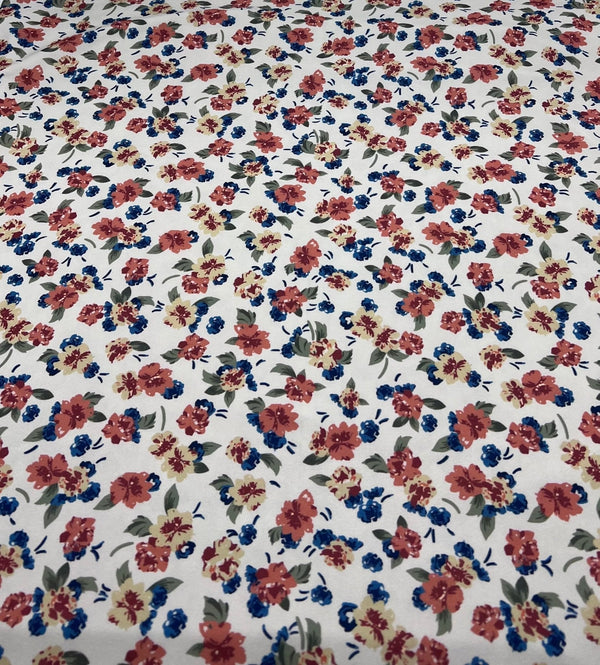 Beige Ditsy Floral ITY Fabric