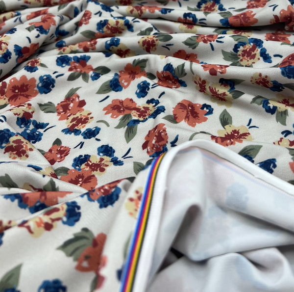 Beige Ditsy Floral ITY Fabric
