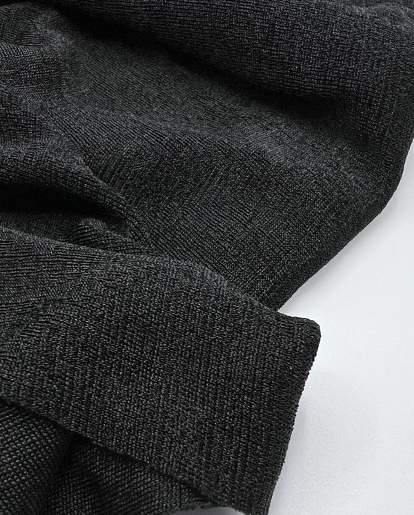 Black Acetate Slinky 4 Way Stretch Fabric