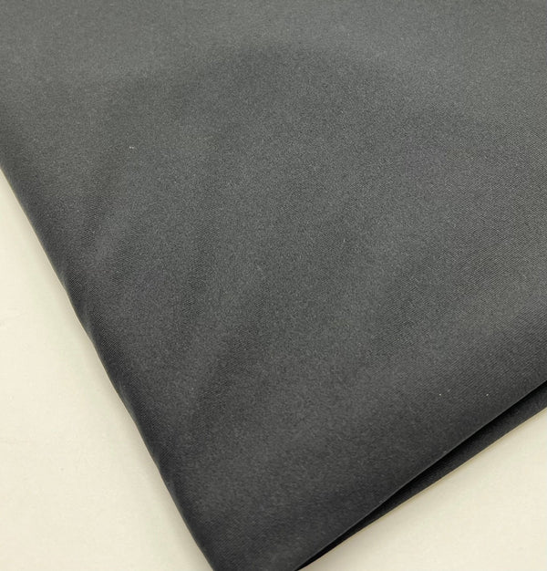Black Stretch Jersey 220GSM 4 Way Stretch Fabric