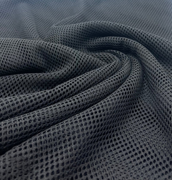 Black Fishnet Net 4 Way Stretch Fabric