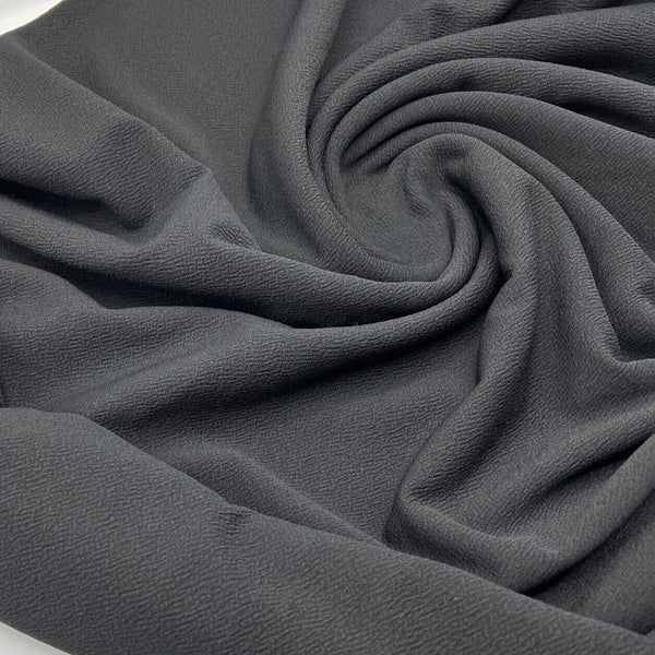 Plain Black Liverpool bullet Stretch Fabric