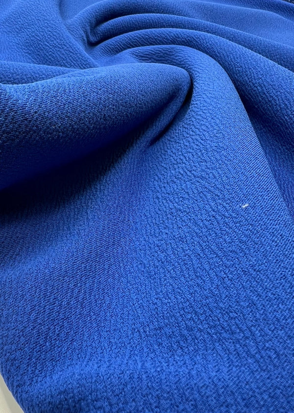 Plain Blue Liverpool Bullet Stretch Fabric