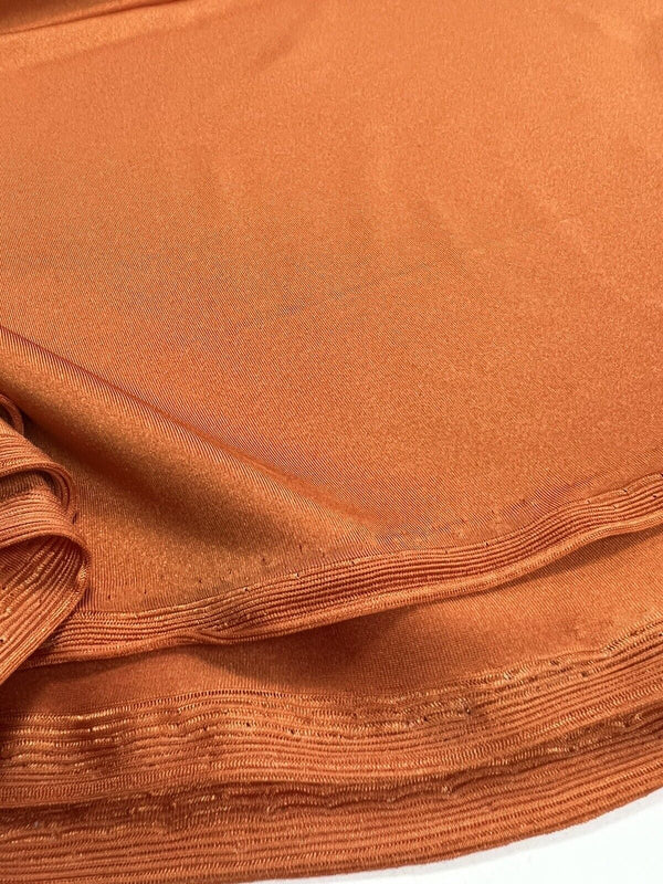 Burnt Orange Swimwear / Sportswear 4 Way Stretch Fabric